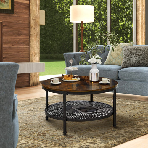 Round Standard (30 - 50 in.) Coffee Tables You'll Love - Wayfair Canada